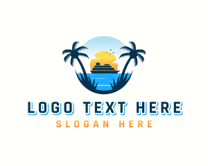 Travel Cruise Tourism Logo