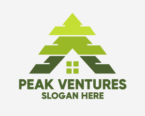 Mountain Peak House logo design