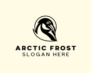 Antarctic Wildlife Penguin  logo design