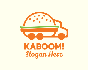 Truckload - Burger Food Truck logo design