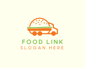 Burger Food Truck logo design