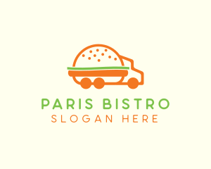 Burger Food Truck logo design