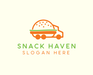 Burger Food Truck logo design