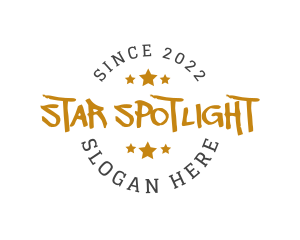 Star Graffiti Wordmark logo design