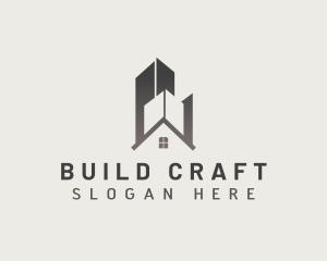 House Building Realty logo design