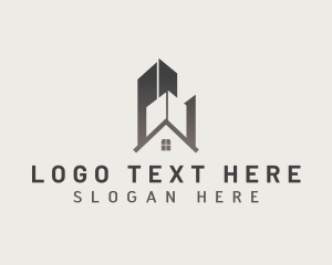 Mortgage - House Building Realty logo design