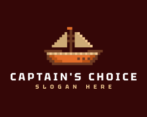 Captain - Sea Voyage Ship logo design
