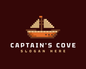 Captain - Sea Voyage Ship logo design