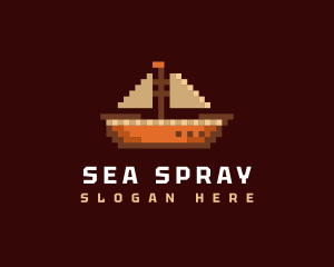 Sea Voyage Ship logo design