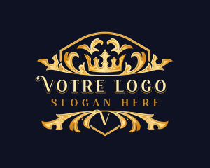Royal Luxury Crown logo design
