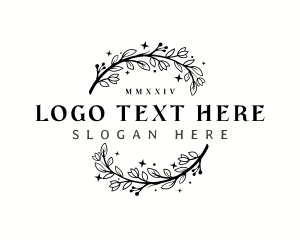 Botanical - Elegant Boutique  Floral logo design