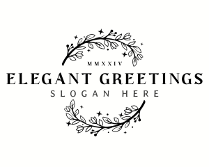 Elegant Boutique  Floral logo design