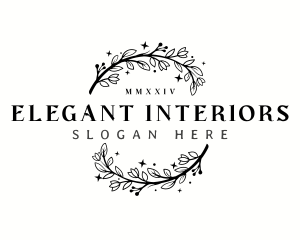 Elegant Boutique  Floral logo design