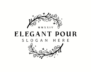 Elegant Boutique  Floral logo design