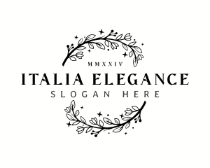 Elegant Boutique  Floral logo design