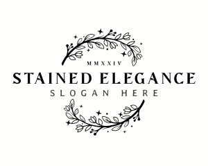 Elegant Boutique  Floral logo design