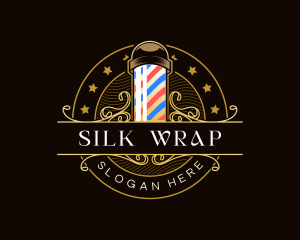 Barbershop Salon Haircut logo design