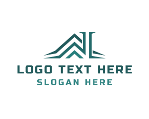 Architect - House Roof Renovation logo design