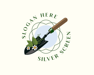 Flower Garden Trowel  Logo