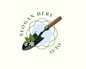 Flower Garden Trowel  Logo