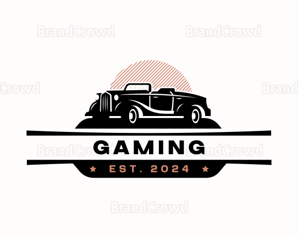 Elegant Car Restoration Logo