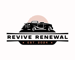 Elegant Car Restoration logo design