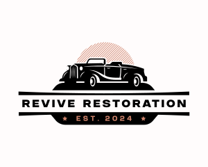 Restoration - Elegant Car Restoration logo design