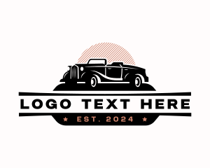 Retro - Elegant Car Restoration logo design