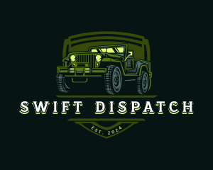 Dispatch - Jeep Military Vehicle logo design