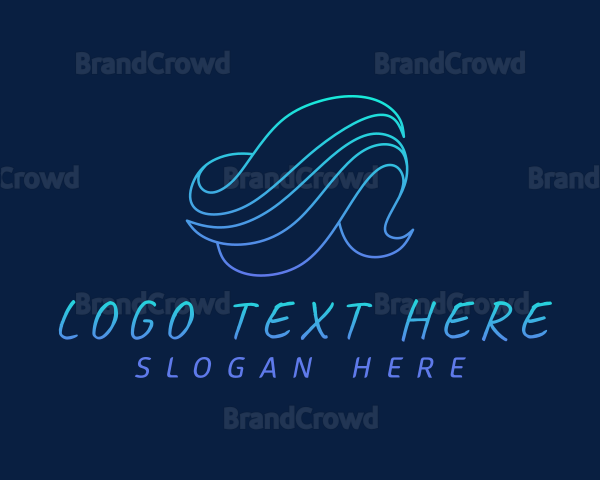 Creative Aquatic Wave Logo