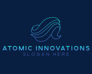 Creative Aquatic Wave logo design