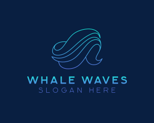 Creative Aquatic Wave logo design