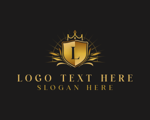 Corporate - Luxury Crown Shield logo design