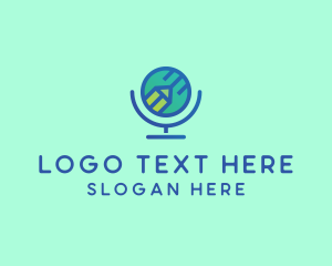 Kindergarten - Online Global Teacher logo design