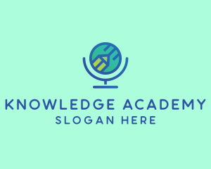Teaching - Online Global Teacher logo design