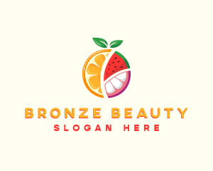 Tropical Fresh Fruit logo design