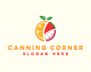 Tropical Fresh Fruit logo design