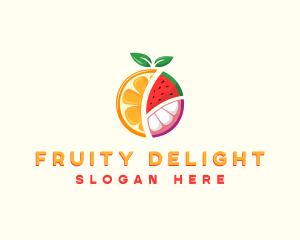 Fruity - Tropical Fresh Fruit logo design