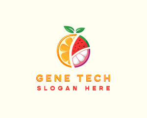 Tropical Fresh Fruit logo design