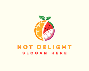 Tropical Fresh Fruit logo design