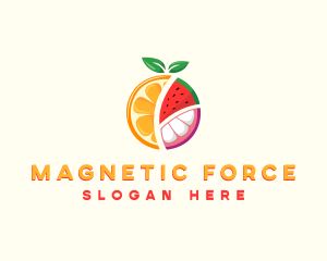 Tropical Fresh Fruit logo design