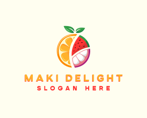 Tropical Fresh Fruit logo design