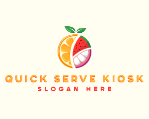 Tropical Fresh Fruit logo design