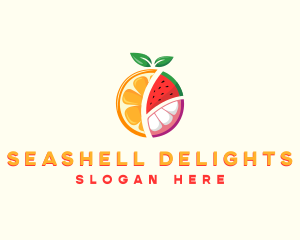 Tropical Fresh Fruit logo design