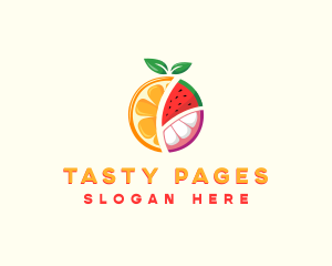 Tropical Fresh Fruit logo design