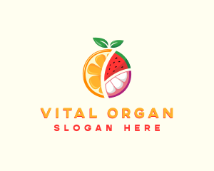 Tropical Fresh Fruit logo design