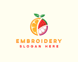 Tropical Fresh Fruit logo design