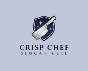 Kitchen Kleaver Knife logo design