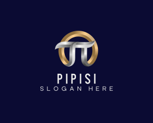 Luxury Premium Pi logo design