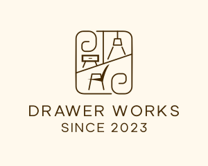 Drawer - Interior Home Decor logo design